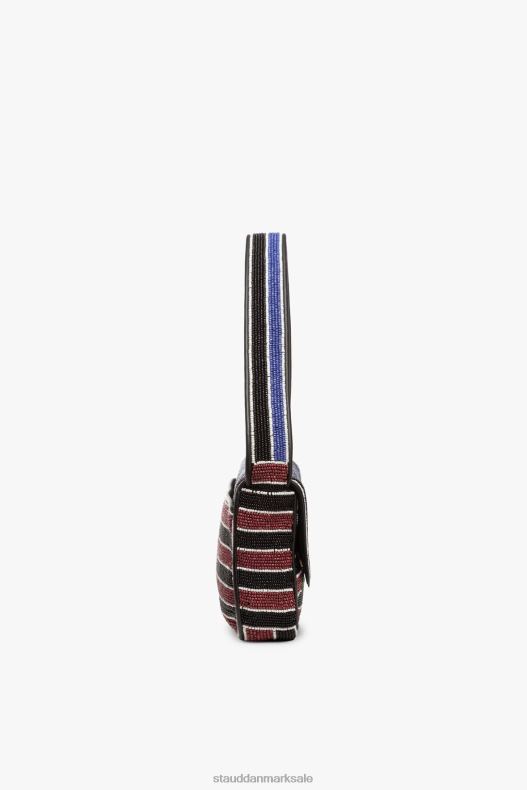 STAUD Kvinder tommy beaded taske LR4T730 tøj bladstribe