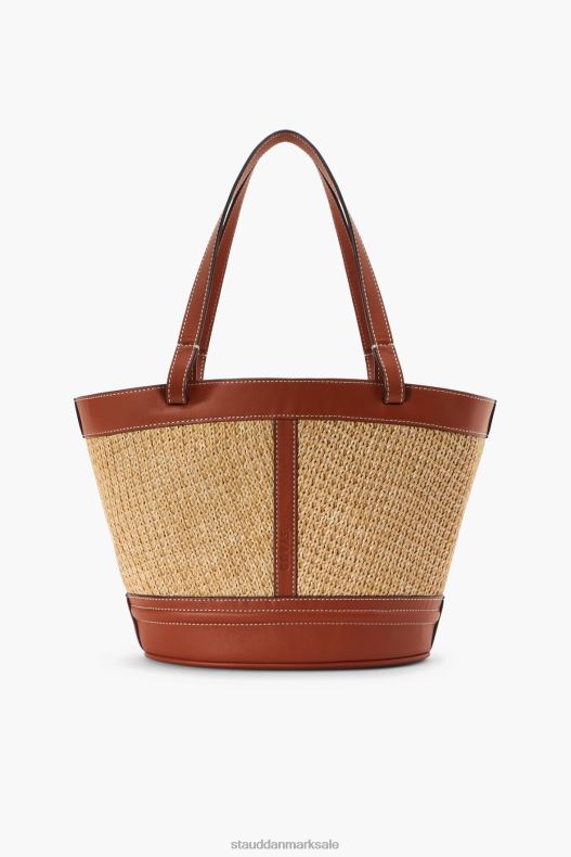 STAUD Kvinder henri petite raffia tote LR4T789 tilbehør naturlig tan