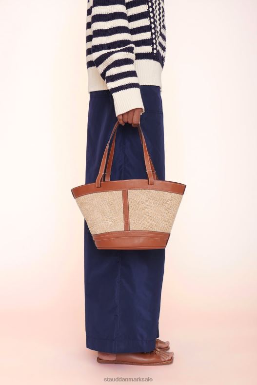 STAUD Kvinder henri petite raffia tote LR4T789 tilbehør naturlig tan