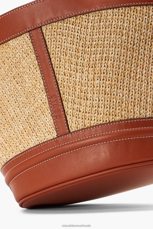 STAUD Kvinder henri petite raffia tote LR4T789 tilbehør naturlig tan