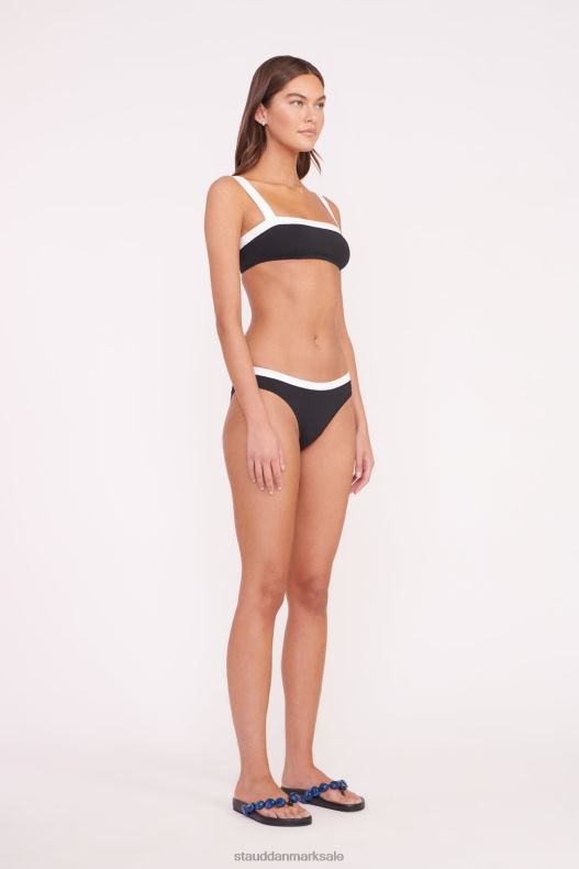 STAUD Kvinder gemma bikini underdel LR4T671 tøj sort hvid