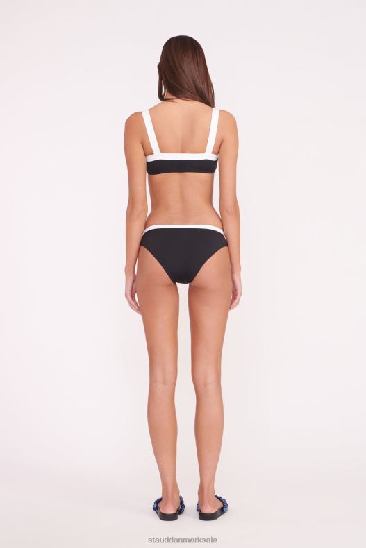 STAUD Kvinder gemma bikini underdel LR4T671 tøj sort hvid