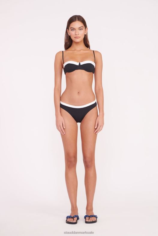STAUD Kvinder gemma bikini underdel LR4T671 tøj sort hvid
