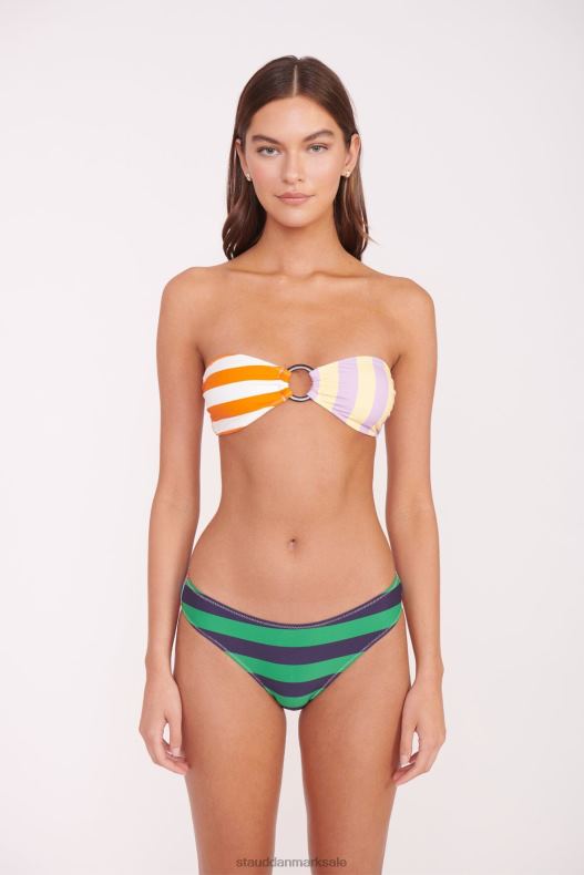 STAUD Kvinder gemma bikini underdel LR4T672 tøj cabana stribe multi