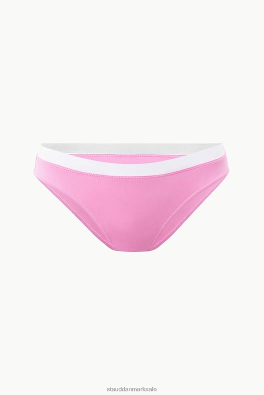 STAUD Kvinder gemma bikini underdel LR4T673 tøj koralrosa hvid