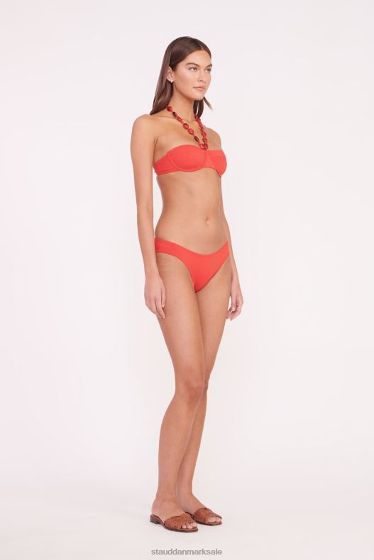 STAUD Kvinder gemma bikini underdel LR4T675 tøj rubin
