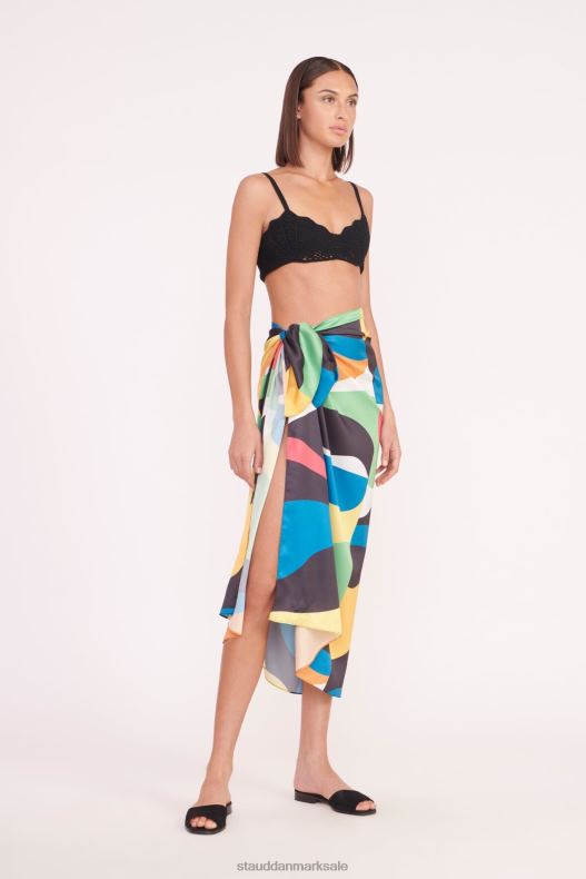 STAUD Kvinder jess sarong LR4T664 tøj marmorbølge