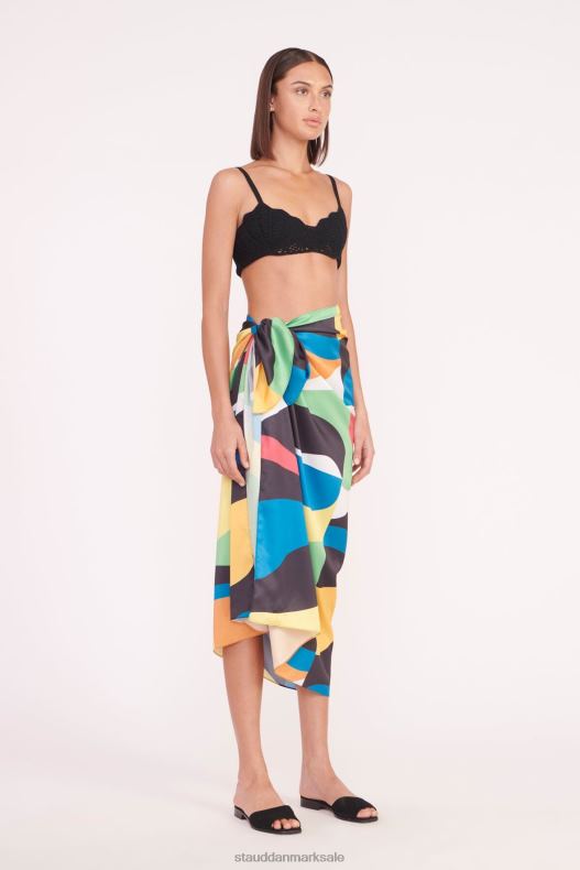 STAUD Kvinder jess sarong LR4T664 tøj marmorbølge