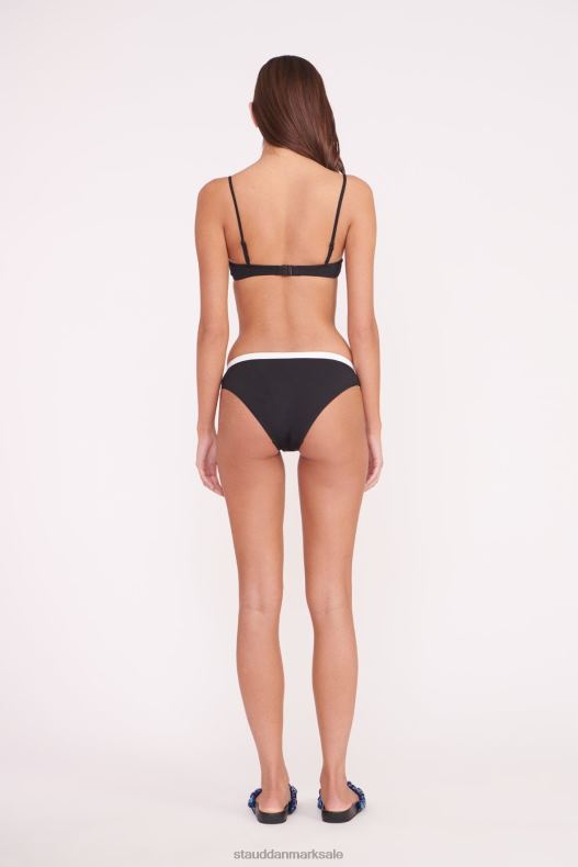STAUD Kvinder jo balconette bikini top LR4T645 tøj sort hvid