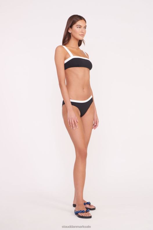STAUD Kvinder liv bikini top LR4T642 tøj sort hvid