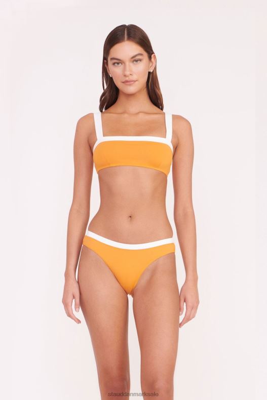 STAUD Kvinder liv bikini top LR4T644 tøj nektarin hvid