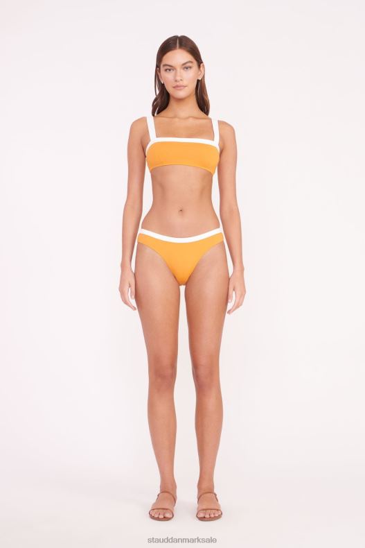 STAUD Kvinder liv bikini top LR4T644 tøj nektarin hvid