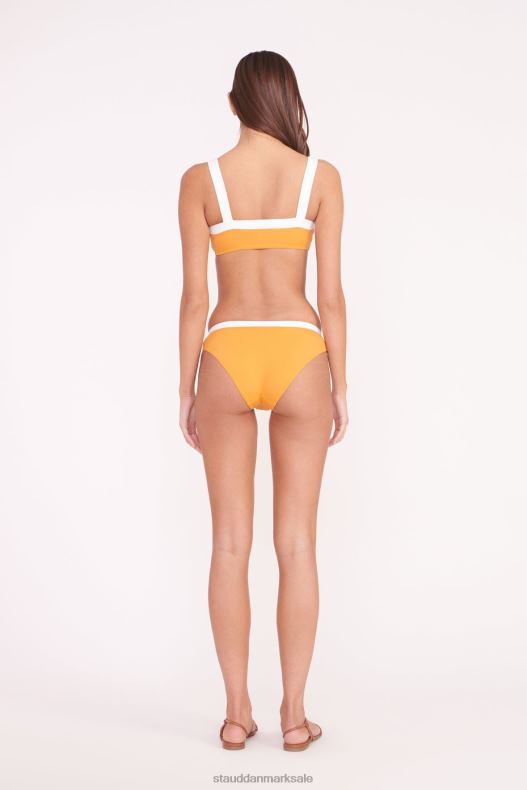 STAUD Kvinder liv bikini top LR4T644 tøj nektarin hvid