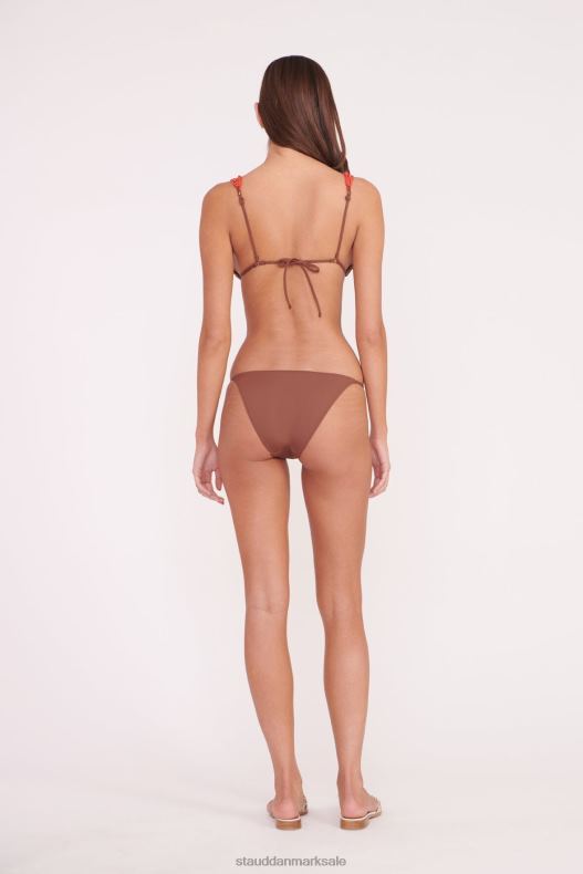 STAUD Kvinder olivia beaded trekant top LR4T705 tøj kryddernellike