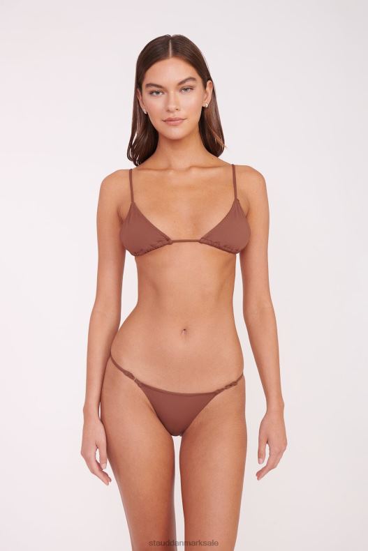 STAUD Kvinder olivia beaded trekant top LR4T705 tøj kryddernellike