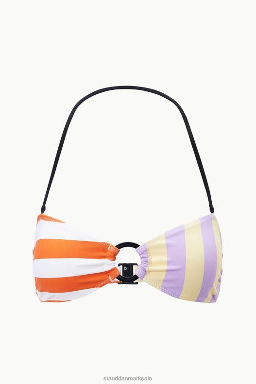 STAUD Kvinder riley bandeau top LR4T687 tøj cabana stribe multi