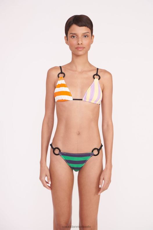 STAUD Kvinder vivi bikiniunderdel LR4T738 tøj cabana stribe multi