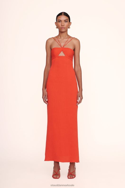 STAUD Kvinder gianna kjole LR4T1049 brude papaya