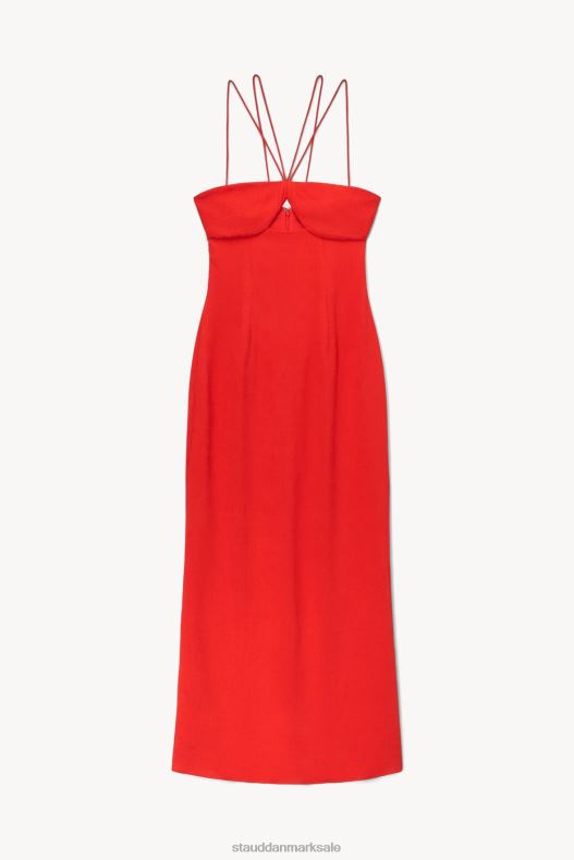 STAUD Kvinder gianna kjole LR4T1049 brude papaya