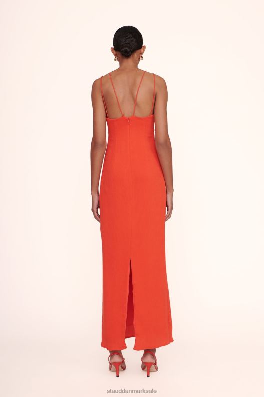 STAUD Kvinder gianna kjole LR4T1049 brude papaya