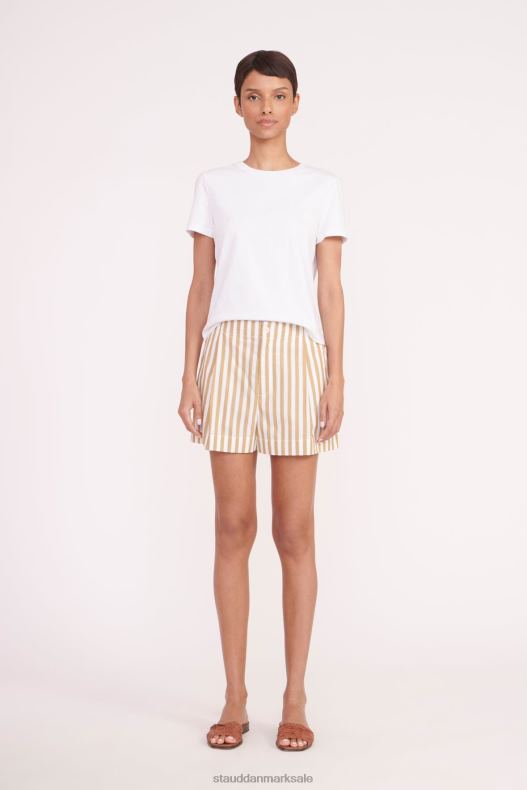 STAUD Kvinder zoey kort LR4T513 tøj kaki stribe