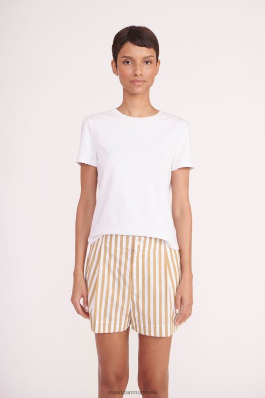 STAUD Kvinder zoey kort LR4T513 tøj kaki stribe
