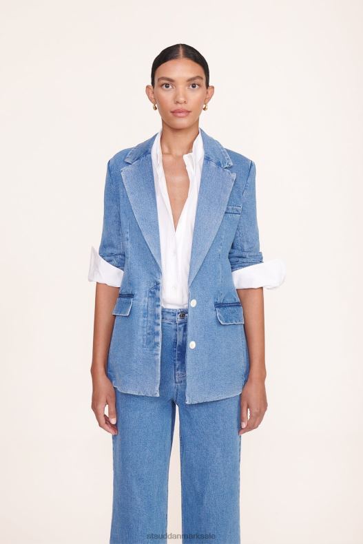 STAUD Kvinder maxwell blazer LR4T614 tøj medium vask