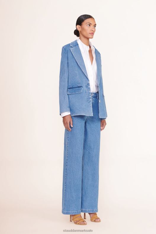 STAUD Kvinder maxwell blazer LR4T614 tøj medium vask