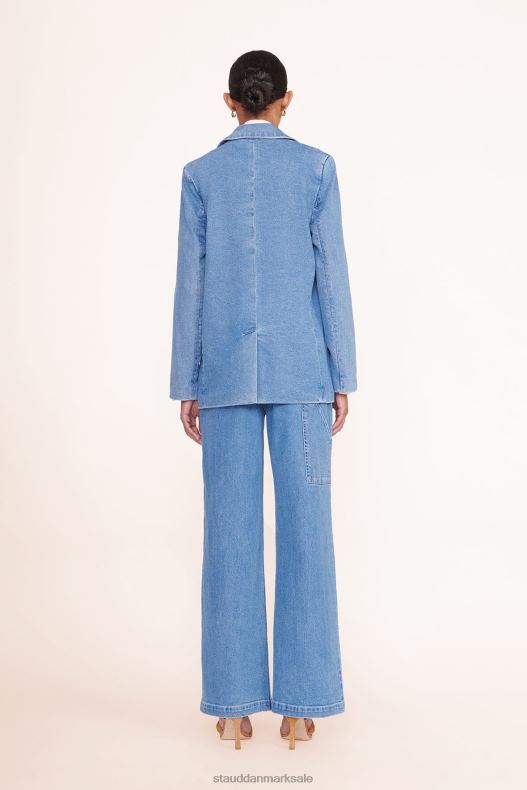 STAUD Kvinder maxwell blazer LR4T614 tøj medium vask