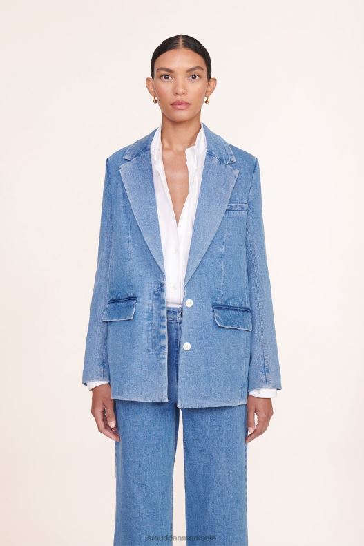 STAUD Kvinder maxwell blazer LR4T614 tøj medium vask