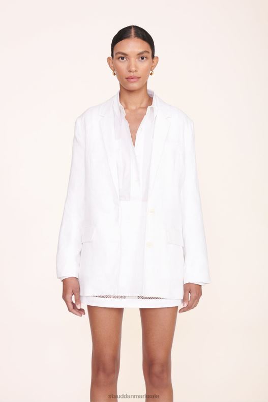 STAUD Kvinder maxwell blazer LR4T616 tøj hvid