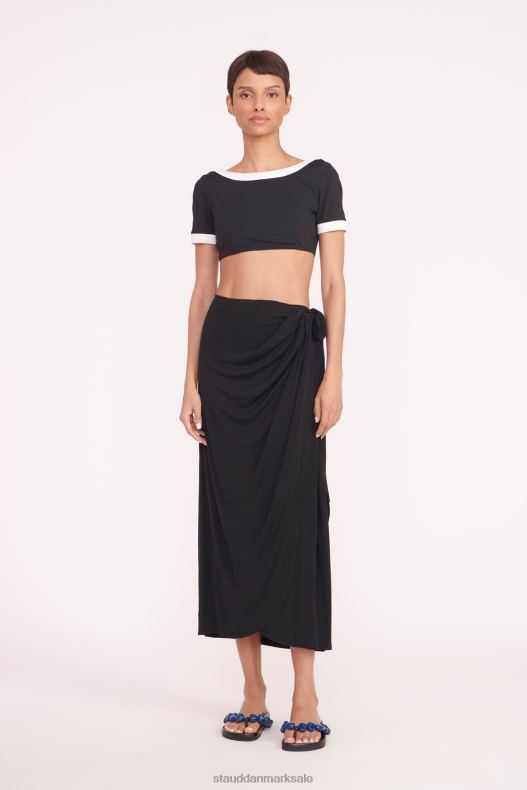 STAUD Kvinder angelica coverup nederdel LR4T641 tøj sort