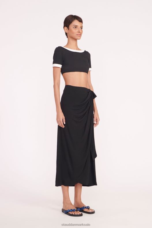 STAUD Kvinder angelica coverup nederdel LR4T641 tøj sort