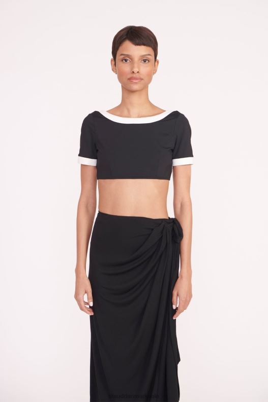 STAUD Kvinder angelica coverup nederdel LR4T641 tøj sort
