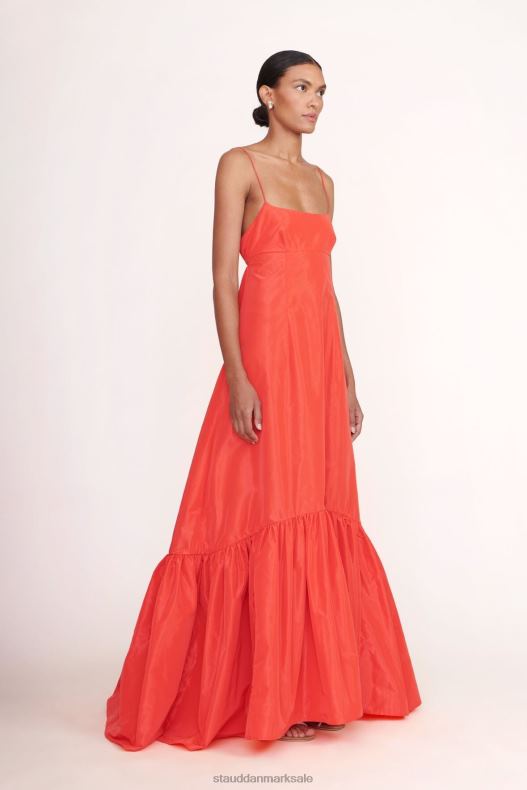 STAUD Kvinder firenze kjole LR4T175 tøj hibiscus