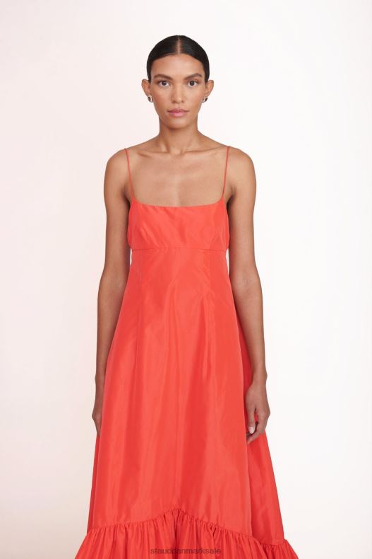 STAUD Kvinder firenze kjole LR4T175 tøj hibiscus