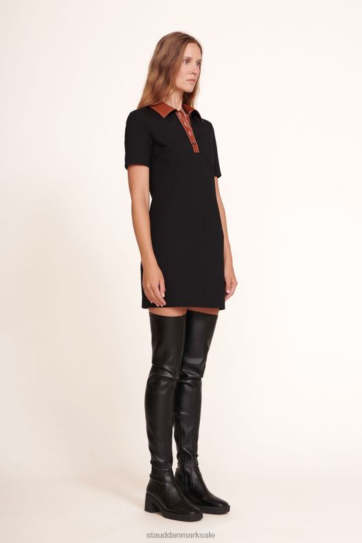 STAUD Kvinder jay dress whisky LR4T263 tøj sort