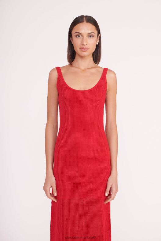 STAUD Kvinder jessica coverup kjole LR4T586 tøj rubin