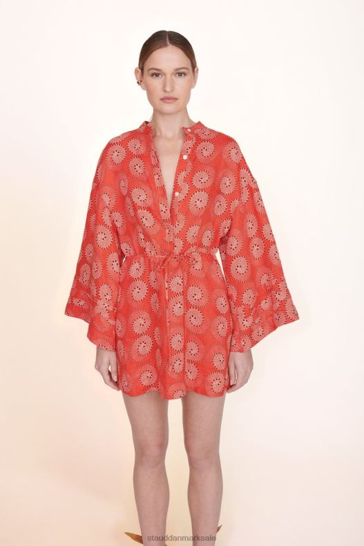 STAUD Kvinder karlee kjole LR4T193 tøj hibiscus boblebad