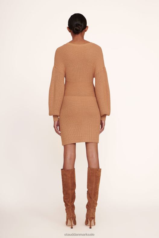 STAUD Kvinder marylebone kjole LR4T305 tøj kamel