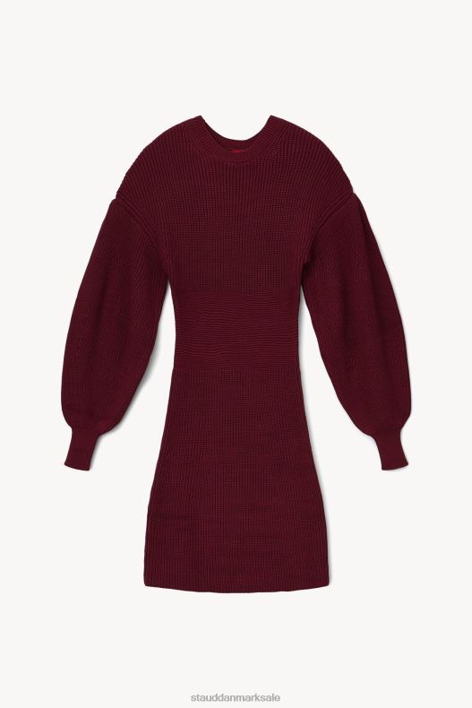 STAUD Kvinder marylebone kjole LR4T306 tøj merlot