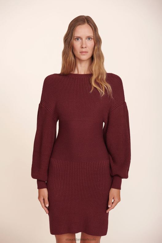 STAUD Kvinder marylebone kjole LR4T306 tøj merlot