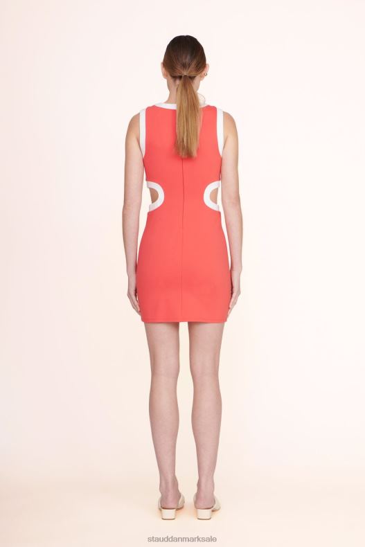 STAUD Kvinder mini dolce kjole LR4T195 tøj hibiscus hvid