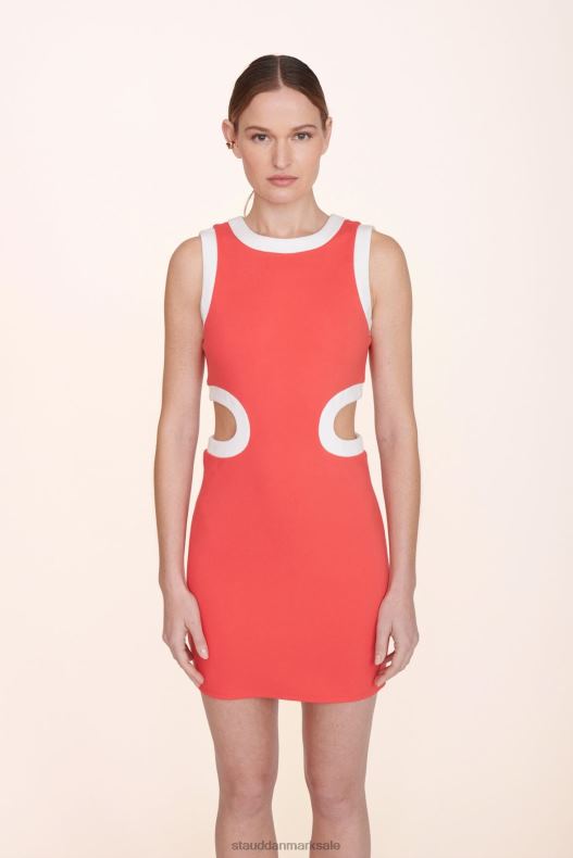 STAUD Kvinder mini dolce kjole LR4T195 tøj hibiscus hvid