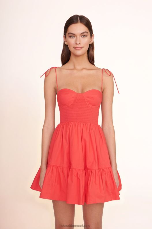 STAUD Kvinder mini landry kjole LR4T66 tøj hibiscus