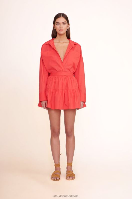STAUD Kvinder mini søskørt LR4T489 tøj hibiscus