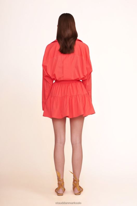 STAUD Kvinder mini søskørt LR4T489 tøj hibiscus