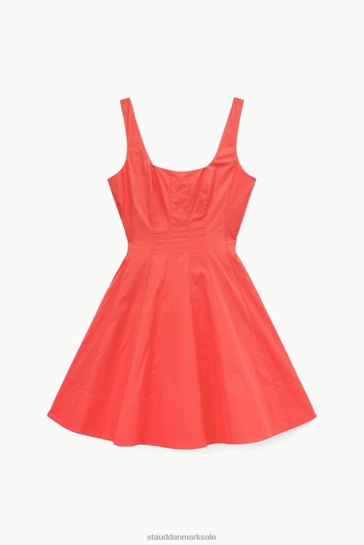 STAUD Kvinder mini wells kjole LR4T88 tøj hibiscus