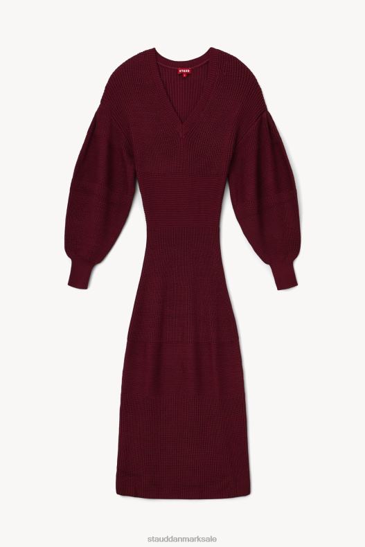 STAUD Kvinder nellike kjole LR4T303 tøj merlot