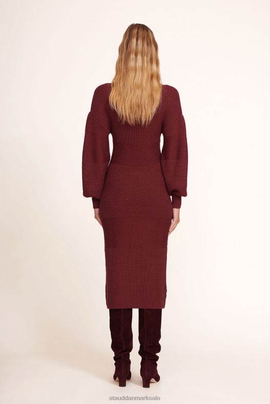 STAUD Kvinder nellike kjole LR4T303 tøj merlot